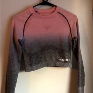 Ombré Seamless Long-sleeve